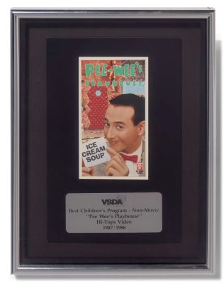 Paul Reubens | Lot 99 - “Pee-wee’s Playhouse” Video Award | Julien’s
