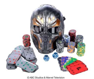 Marvel’s Agents of S.H.I.E.L.D. (2013-2020) | Kitson Alien Mask and Casino Accessories | Propstore