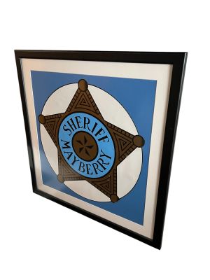Lot 168 - ORIGINAL MAYBERRY SHERIFF’S SQUAD CAR DOOR EMBLEM SCREEN USED - RETURN TO MAYBERRY MOVIE 1986 | Other auctions