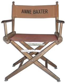 Anne Baxter’s Director’s Chair | Nate Sanders