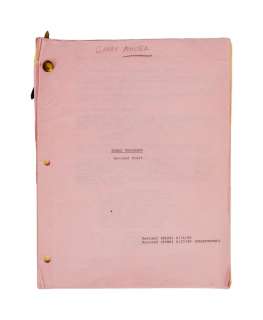 Lot 753 - Garry Marshall | 1989 Partial Script from "Pretty Woman"