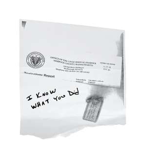 Lot #99: Knives Out Ransom Chris Evans Production Used Blackmail Letter W/ Envelope Sc 123: Authentic Auction Item | VIP Fan Auctions | VIP Fan Auctions