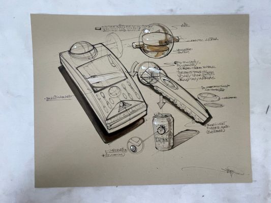 Minority Report Tom Cruise Original Concept Art Signed by Jeff Julian | Los Angeles Estate Auction