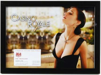 Lot 7291 - AMENDED DESCRIPTION - James Bond Casino Royale (2006) Vesper Lynd business card, film starring…