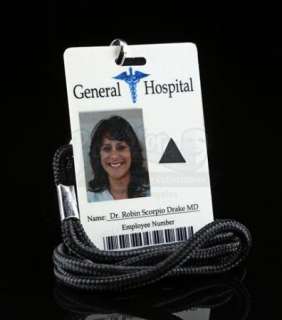General Hospital | Dr. Robin Scorpio-Drake’s (Kimberly McCullough) Hospital ID | Propstore