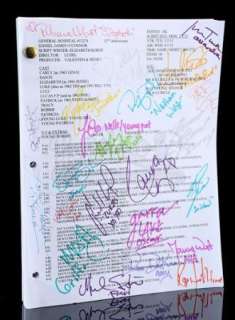 General Hospital | General Hospital 52nd Anniversary Signed Script | Propstore