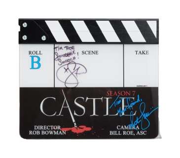 Lot 329 - Castle | Multi-Signed Clapperboard