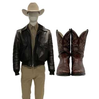 Dark Harvest Officer Jerry Ricks’s Luke Kirby Jacket, Button-up Shirt, Tank Top, Pants, Socks, Boots & Hat | VIP Fan Auctions