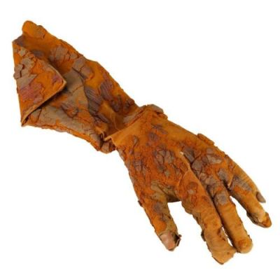 Wes Craven’s New Nightmare (1994) | Lot 438 : Entity "Freddy Krueger’s" (Robert Englund) Left Hand Glove Prosthetic | Propstore