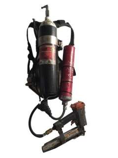 Resident Evil 6 Dr. Isaacs (Iain Glen) Nail Gun with Tank Movie Props | Premiere Props