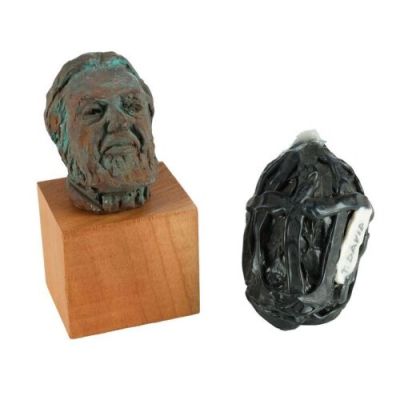 LITTLE BIG MAN (1970) - Lot #666 : Dick Smith Collection: Reverend Silas Pendrake (David Thayer) Miniature Bust with Mold