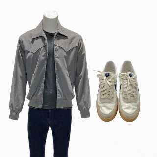 The Iron Claw Kevin Von Erich Zac Efron Screen Worn Jacket, Shirt, Sneakers & Button-Front Pants Ch 32, 36 Sc 85-86, 100 | VIP Fan Auctions