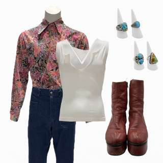 Minx Richie Oscar Montoya Screen Worn Shirt, Undershirt, Jeans, Ring Set & Boots Ch 2 Sc 10 – 22 Ep 201 | VIP Fan Auctions