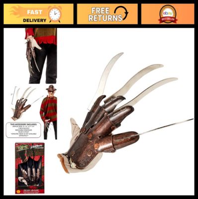 Freddy Krueger Supreme Edition Glove for Adults - A Nightmare on Elm Street Cost | eBay US (Buy It Now)