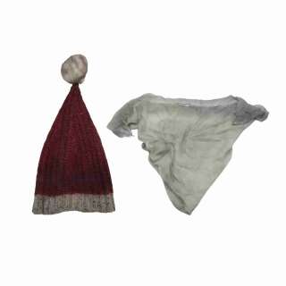 Red One Nick/Santa Claus Screen Worn Tactical Scarf & Tactical Santa Hat | VIP Fan Auctions