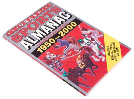 Lot 26 - Back to the Future Part II – Grays Sports Almanac & Dust Cover - II281