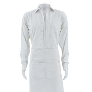 Materialists John (Chris Evans) Screen Worn Button-Up Shirt, Shirt & Apron Ch 1a Sc 17-22 | VIP Fan Auctions