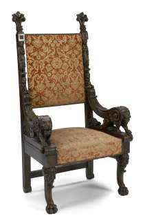 A Vincent Price armchair from "The Fall of the House of Usher" | Bonhams