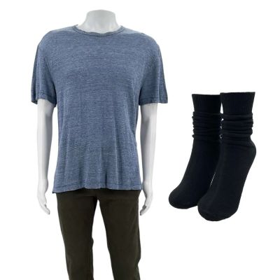 Scream VI Danny Brackett (Josh Segarra) Screen Worn T-Shirt, Pants & Socks | VIP Fan Auctions