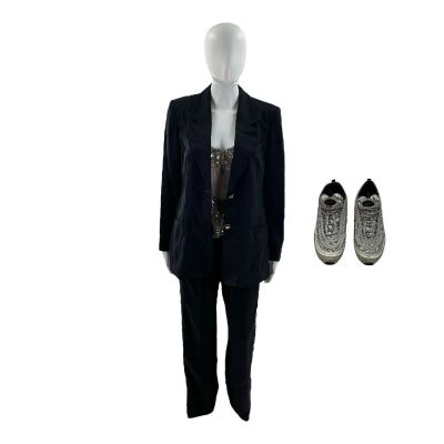 Lot 56: All of You Laura (Imogen Poots) Screen Worn Suit Jacket, Tank Top, Joggers & Sneakers Ch 2 Sc 7-9 | VIP Fan Auctions
