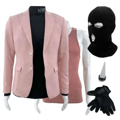 Lot 184: Play Dirty Grofield Production Worn Jacket, Shirt, Tank Top, Ski Mask, Ring & Gloves | VIP Fan Auctions