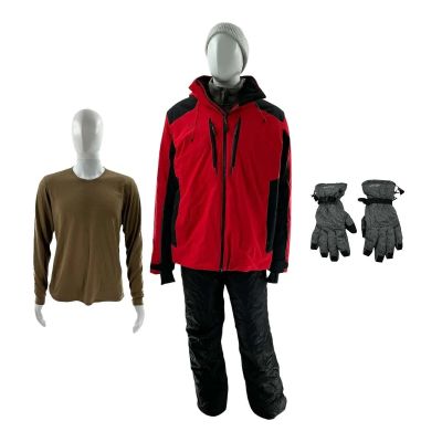 MERV Russ Screen Worn Snow Coat, Jacket, Overalls, L/S Shirt, Hat & Gloves Ch 7 Sc 15.4 Photo | VIP Fan Auctions