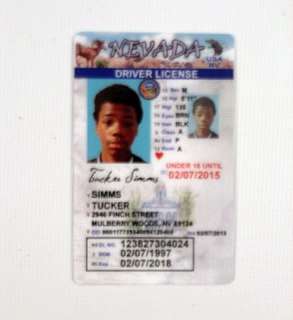 Lot 351 - Earth to Echo Tuck (Brian ‘Astro‘ Bradley) Driver‘s License Movie Props