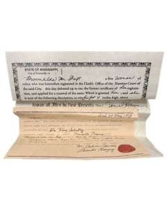 Django Broomhilda (Kerri Washington) Freedom Papers Movie Props | Premiere Props