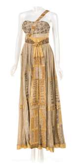 Lot 218 - Elizabeth Taylor ‘Cleopatra‘ Egyptian coronation gown from Cleopatra.