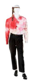 Lot 734 - Robert Downey Jr. ‘Wayne Gale‘ bloody costume from Natural Born Killers.