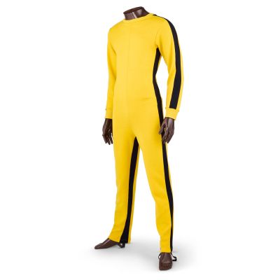 Bruce Lee Screen-Used Yellow-And-Black Jumpsuit from Game of Death (1978) – As Seen on King of Collectibles: The Goldin Touch Season 3 - Novak LOP, Wall LOP, Inosanto LOP, Morgan LOP