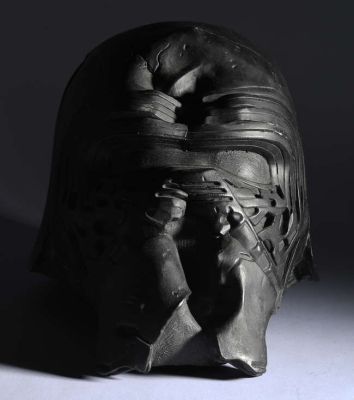 Star Wars Episode VIII: The Last Jedi (2017) Production-made Kylo Ren ’Crushed’ helmet cast, as… | Ewbank’s