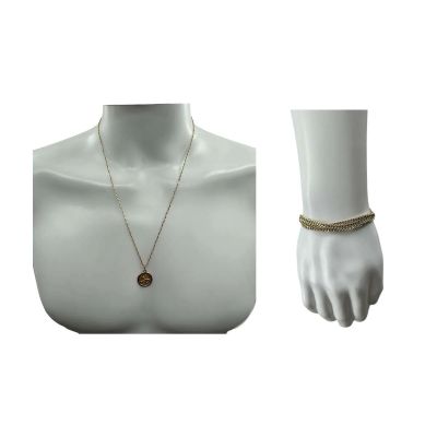 Lot 75: Crime 101 Davis Screen Worn Bracelet & Necklace Ch 2-6 | VIP Fan Auctions