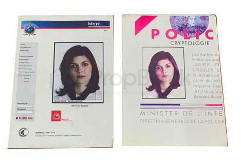 Lot 53 - The Da Vinci Code Sophie Neveu Interpol Documents