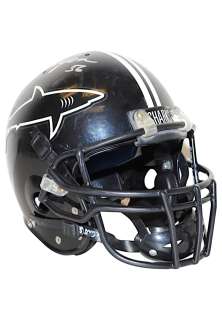 1999 Julian Washington (LL Cool J) Miami Sharks "Any Given Sunday" Screen-Worn Helmet Autographed By Lawrence Taylor (JSA • Sportsrobe Inc. LOA) | Grey Flannel Auctions