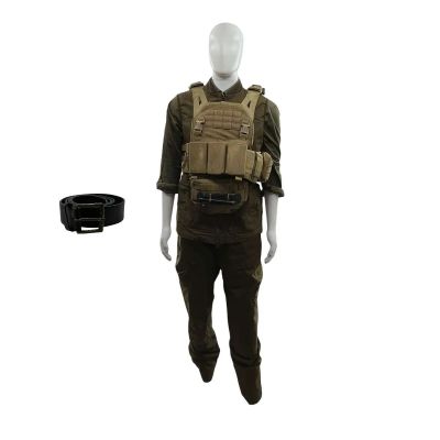 Tom Clancy’s Jack Ryan Ghost War Liam Crown Screen Worn Gilet, Button-Up Shirt, Trousers, Belt & Tactical Vest Ch 1 Sc 6-24a | VIP Fan Auctions