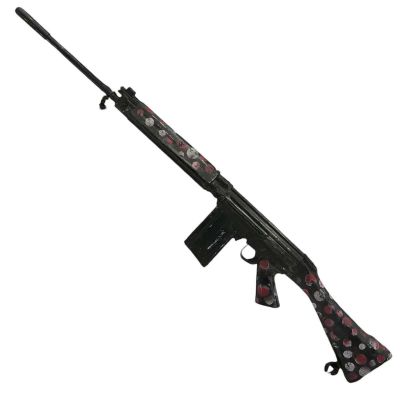 Lot 196: Batman Returns (1992) “Penguin” Red Triangle Gang Production Used Stunt Prop FAL Rifle | VIP Fan Auctions