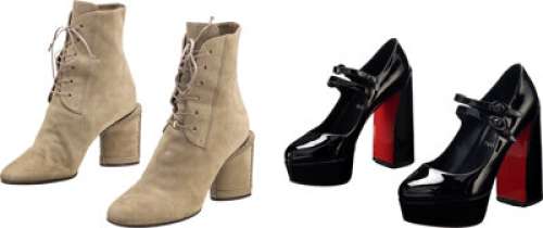 Gossip Girl (Max® Original, 2021-2023), Emily Lind "Audrey Hope" Salvatore Ferragamo Boots, Saint Laurent Bag, and Christian Louboutin Heels from Season 2, Episode 5: "Games, Trains and Automobiles."