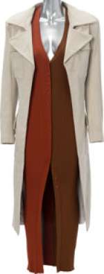 Gossip Girl (Max® Original, 2021-2023), Jordan Alexander "Julien Calloway" Staud Dress and Each Other Trench Coat from Season 1, Episode 12: "Gossip Gone, Girl".