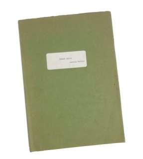 Dreamchild Copy Of Original Screenplay | Premiere Props