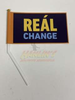 Lot 290 - The Batman (2022) - “Reál Change” Election Flag
