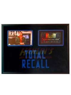 Total Recall (1990) - “Rekall” Company Business Card in Custom Display | Hanlin Auction Service