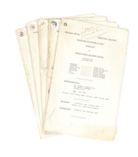 Lot 176 - Doctor Who / Patrick Troughton: Doctor Who And The Web Of Fear, 1968 - A set of five Rehearsal Scripts, from the collection of episode writer Henry Lincoln, 5