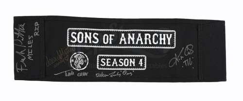 SONS OF ANARCHY (TV SERIES 2008-2014) - Lot 629 - Season 4 Cast-Autographed Chair Back