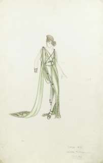 Lot 844 - A Mitchell Leisen costume design of Vivian Tobin as Dacia in The Sign Of The Cross