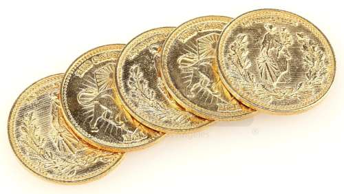 John Wick: Chapter 3- Parabellum | Five High Table Currency Coins | Propstore