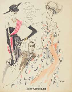 A Donfeld costume sketch for Prizzi’s Honor | Bonhams