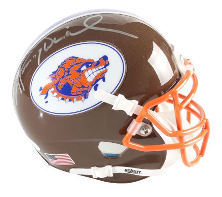 Henry Winkler as Coach Klein in The Waterboy Signed Mini Prop Replica Football Helmet | SWAU