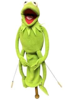 Lot 143 - Kermit The Frog Hand Puppet - High End Replica