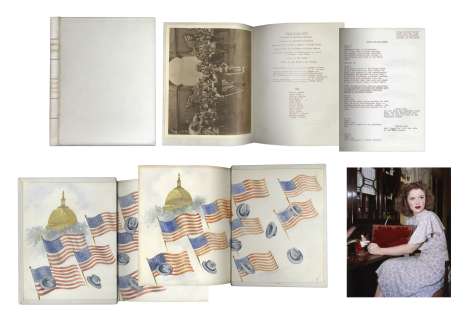 Shirley Temple Owned Leather Bound Script From 1934 Film ’’Stand Up and Cheer’’ | Nate Sanders